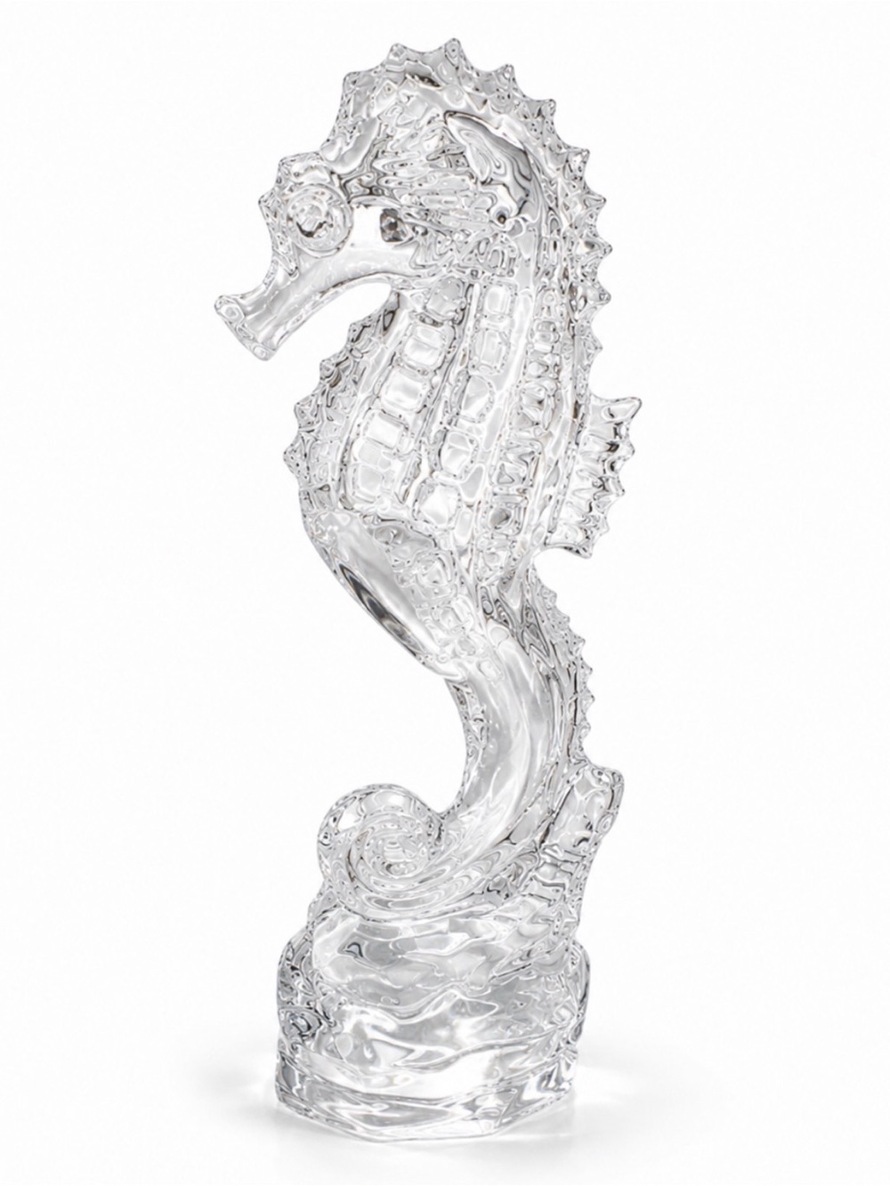 Waterford Crystal Clear Seahorse Sculpture
